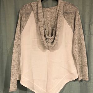 L - Threads 4 Thought Poncho Hoodie